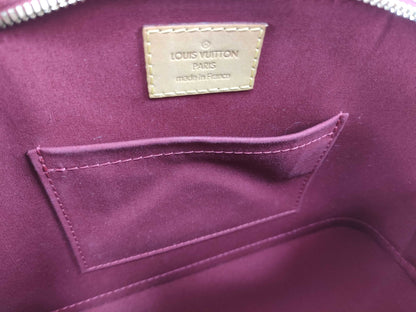 LOUIS VUITTON RFID Verified AA1104 Vernis LOUIS VUITTON Alma BB Handbag