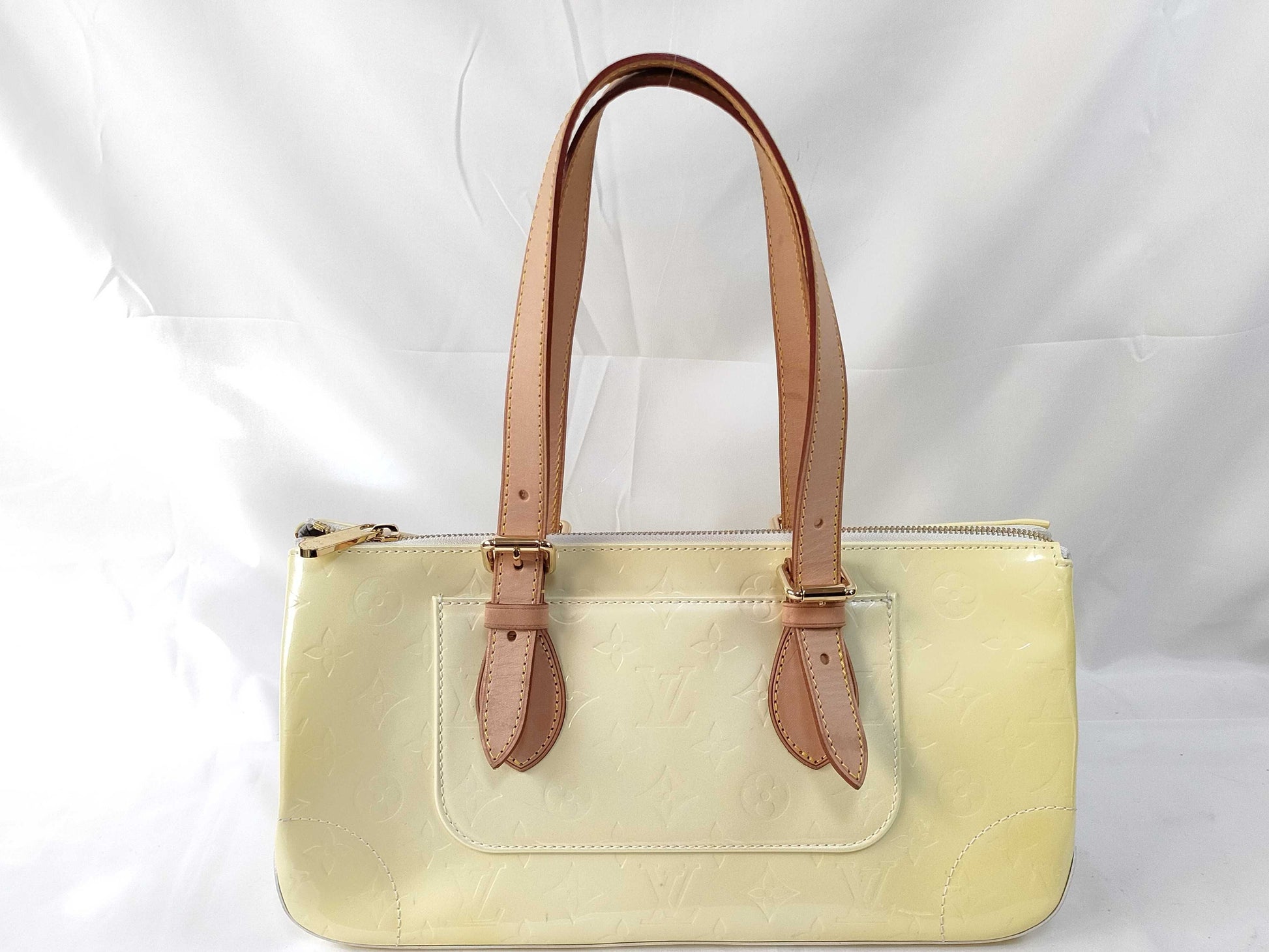 LOUIS VUITTON RFID Unverified FL 2058 Vernis LOUIS VUITTON Rosewood Aveni Handbag