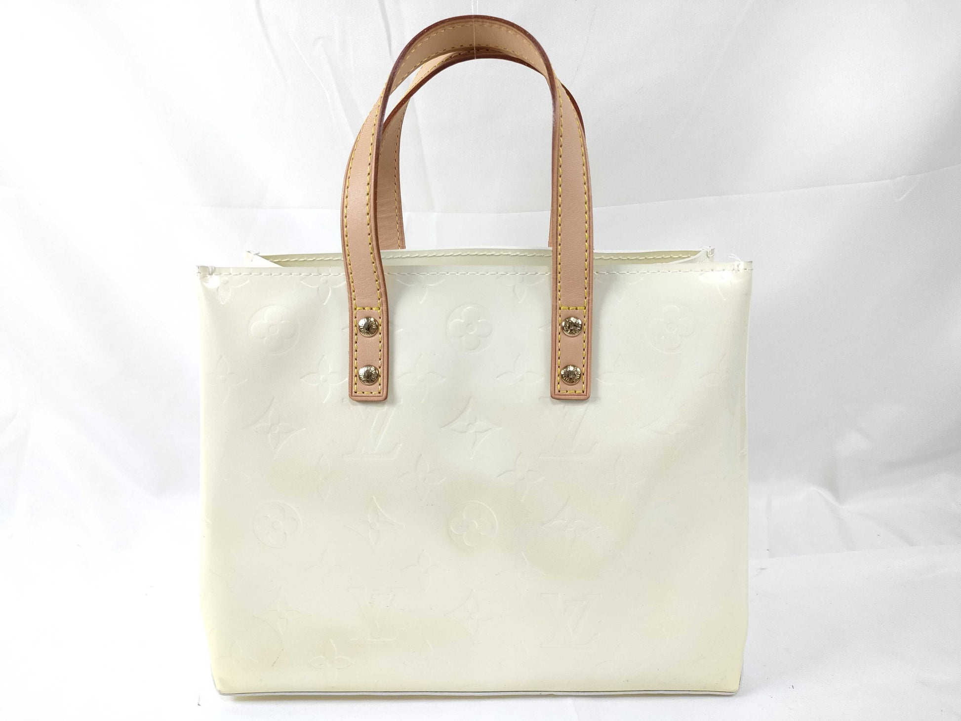 LOUIS VUITTON RFID Unverified MI 0076 Vernis LOUIS VUITTON Lead PM Tote Bag