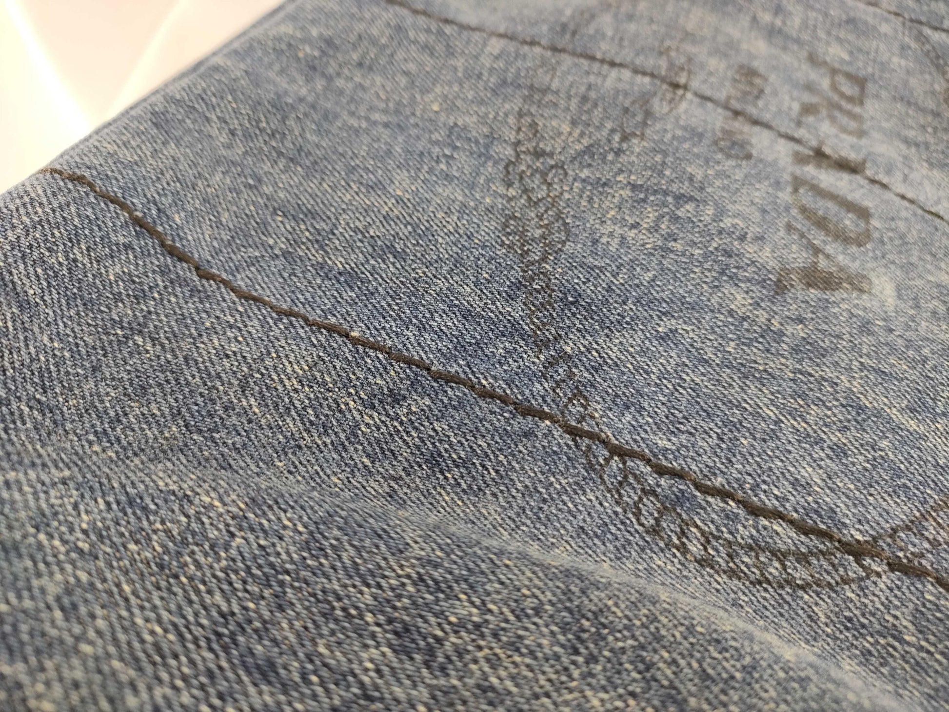 PRADA Prada Denim Canapa 2-way Tote Bag