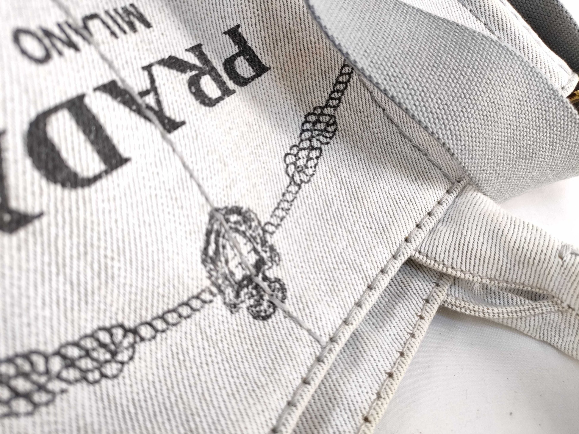PRADA Canapa 2-way tote bag