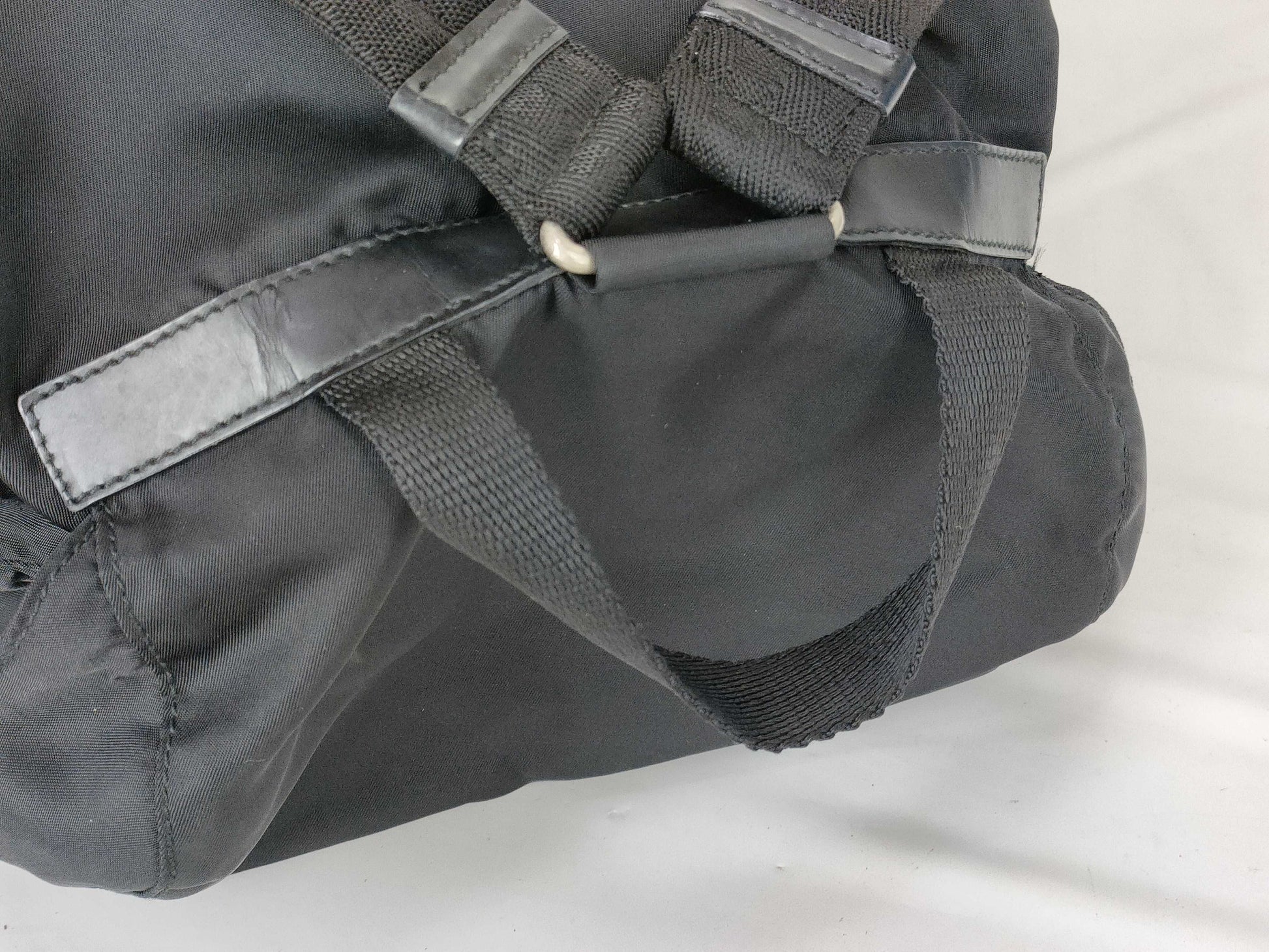 PRADA Nylon Prada Backpack Black Backpack