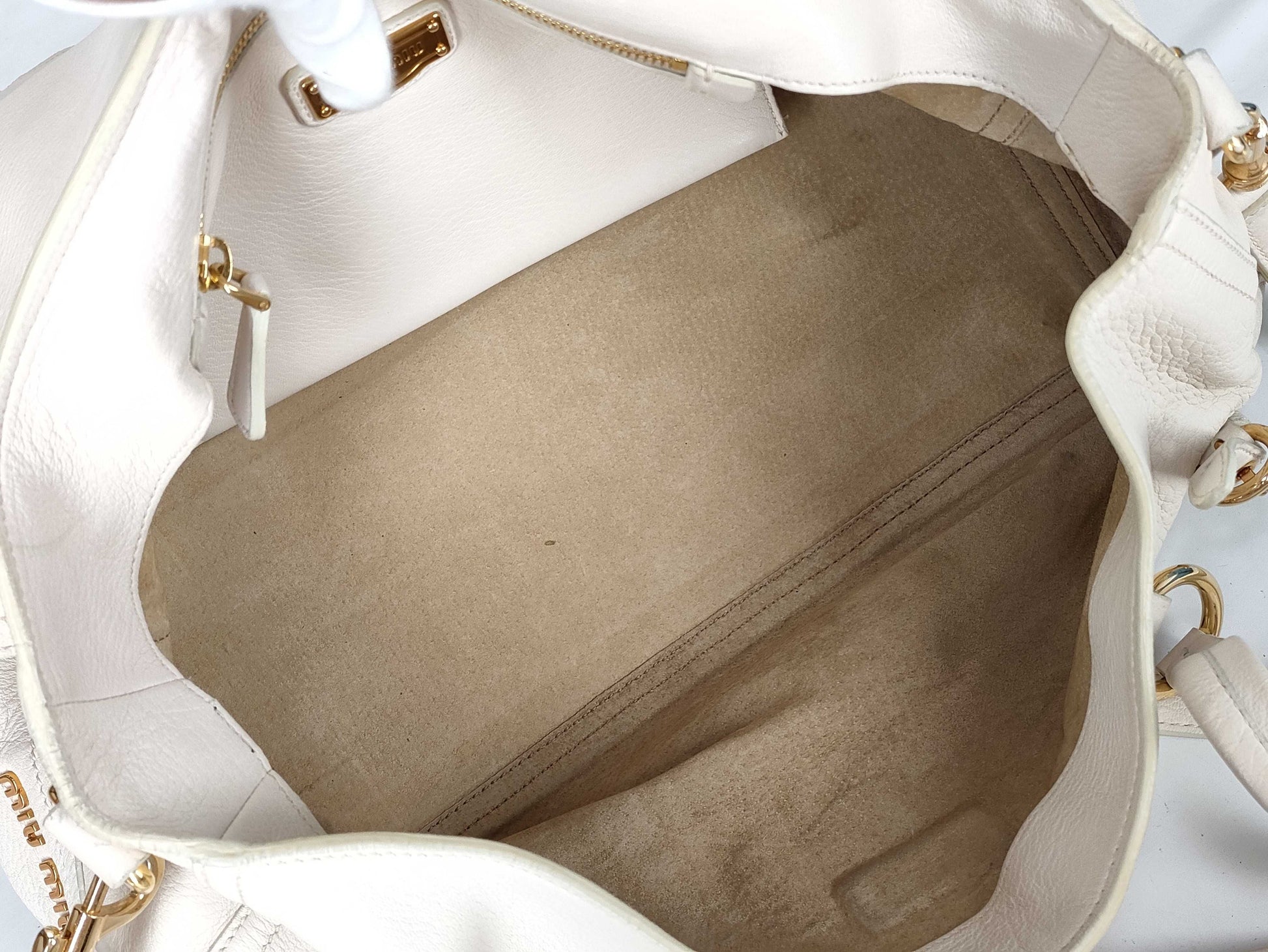 Miu Miu Turn Lock 2-Way Handbag