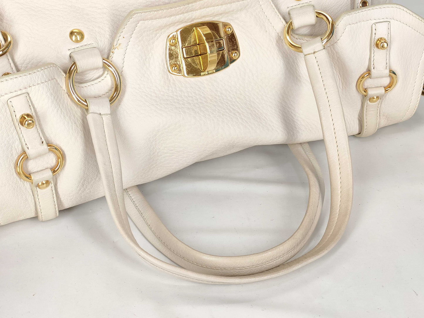 Miu Miu Turn Lock 2-Way Handbag