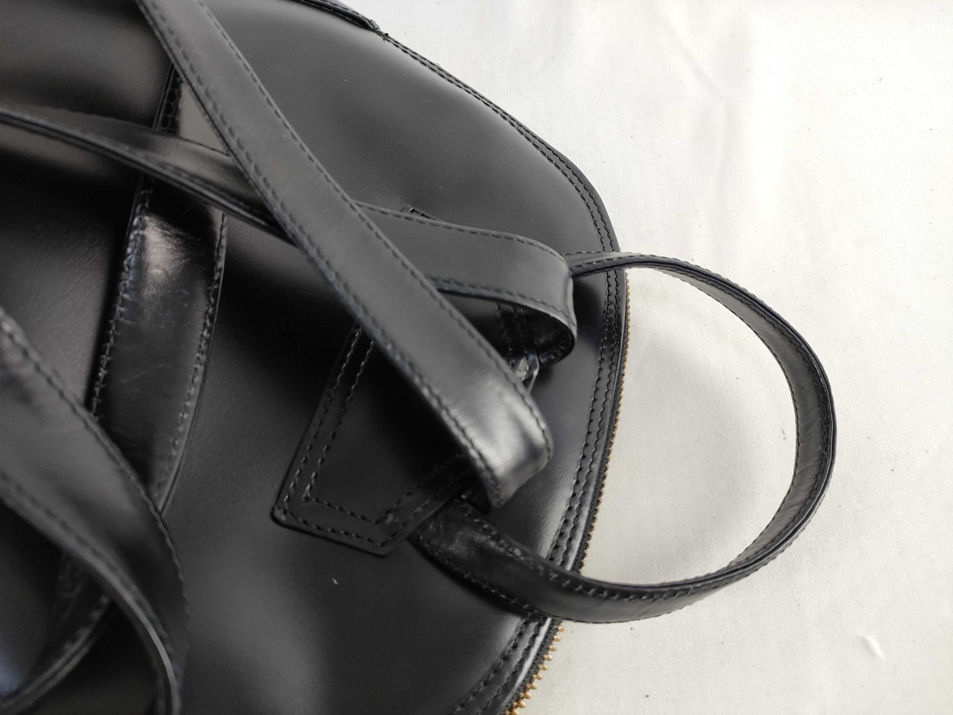 SAINT LAURENT Yves Saint Laurent Calfskin Backpack Black