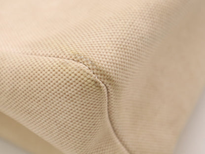 HERMES Leather and Canvas Airbag MM □C Stamp 1999 Brown Beige Shoulder Bag with Spare Bag