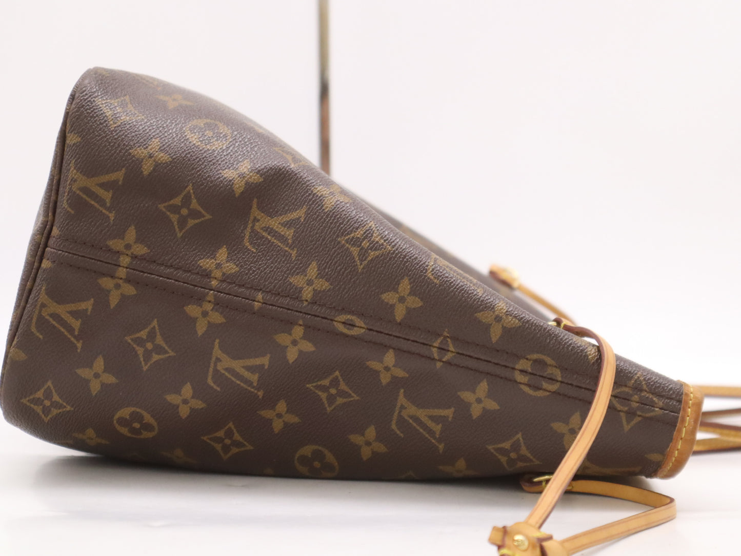 LOUIS VUITTON M40996 Monogram Neverfull MM Fuchsia Tote Bag with Pouch and Dust Bag