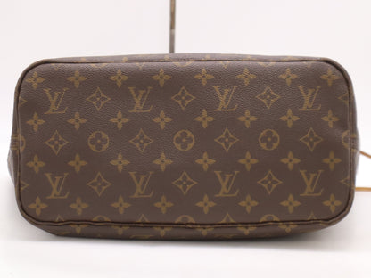 LOUIS VUITTON M40996 Monogram Neverfull MM Fuchsia Tote Bag with Pouch and Dust Bag