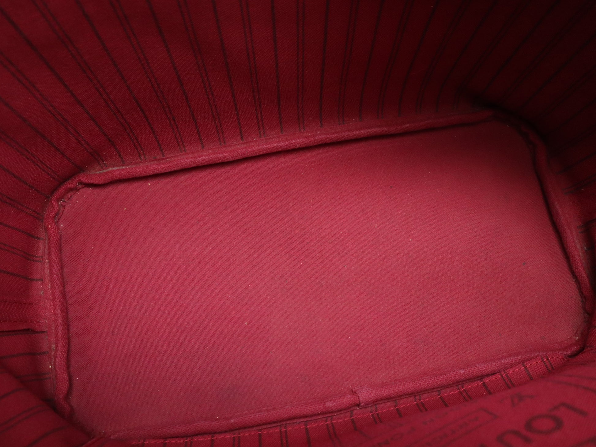LOUIS VUITTON M40996 Monogram Neverfull MM Fuchsia Tote Bag with Pouch and Dust Bag