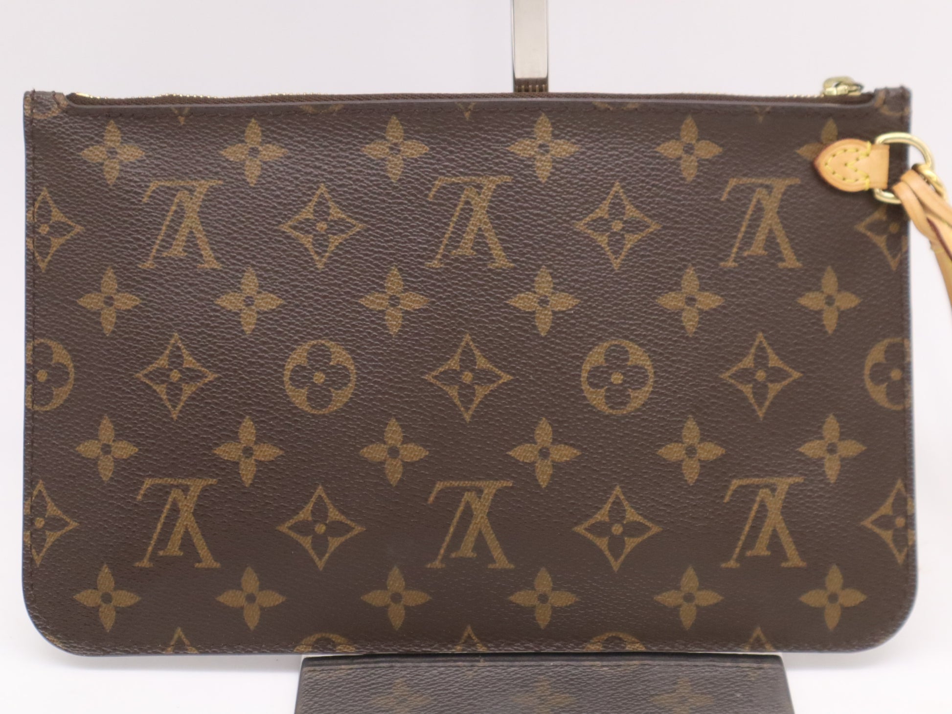 LOUIS VUITTON M40996 Monogram Neverfull MM Fuchsia Tote Bag with Pouch and Dust Bag