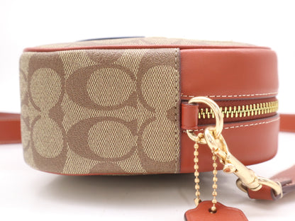 COACH H2273-CF304 Signature Shoulder Bag with Snoopy Collaboration Shoulder Strap and Dust Bag