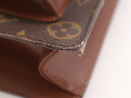 LOUIS VUITTON M51185 Monogram Monceau Handbag with Shoulder Strap and Key