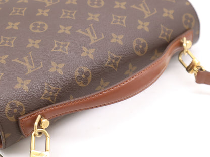 LOUIS VUITTON M51185 Monogram Monceau Handbag with Shoulder Strap and Key