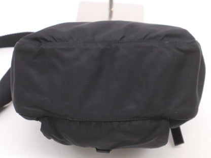 PRADA nylon shoulder bag with white tag