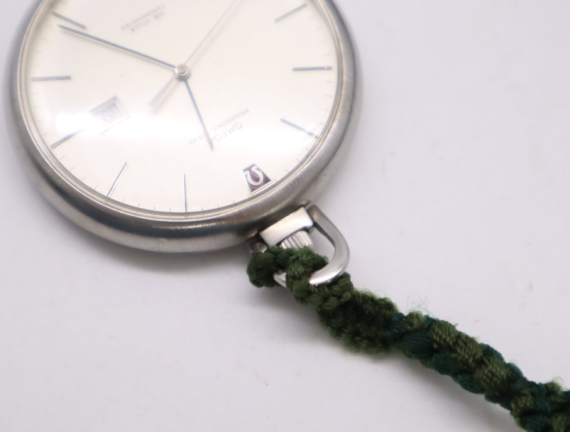OMEGA 198-1742 De Ville Megasonic 720Hz Chronometer Unmoving Pocket Watch