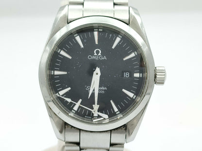 OMEGA 2518.50 59017840 Quartz Black Dial Men's Watch