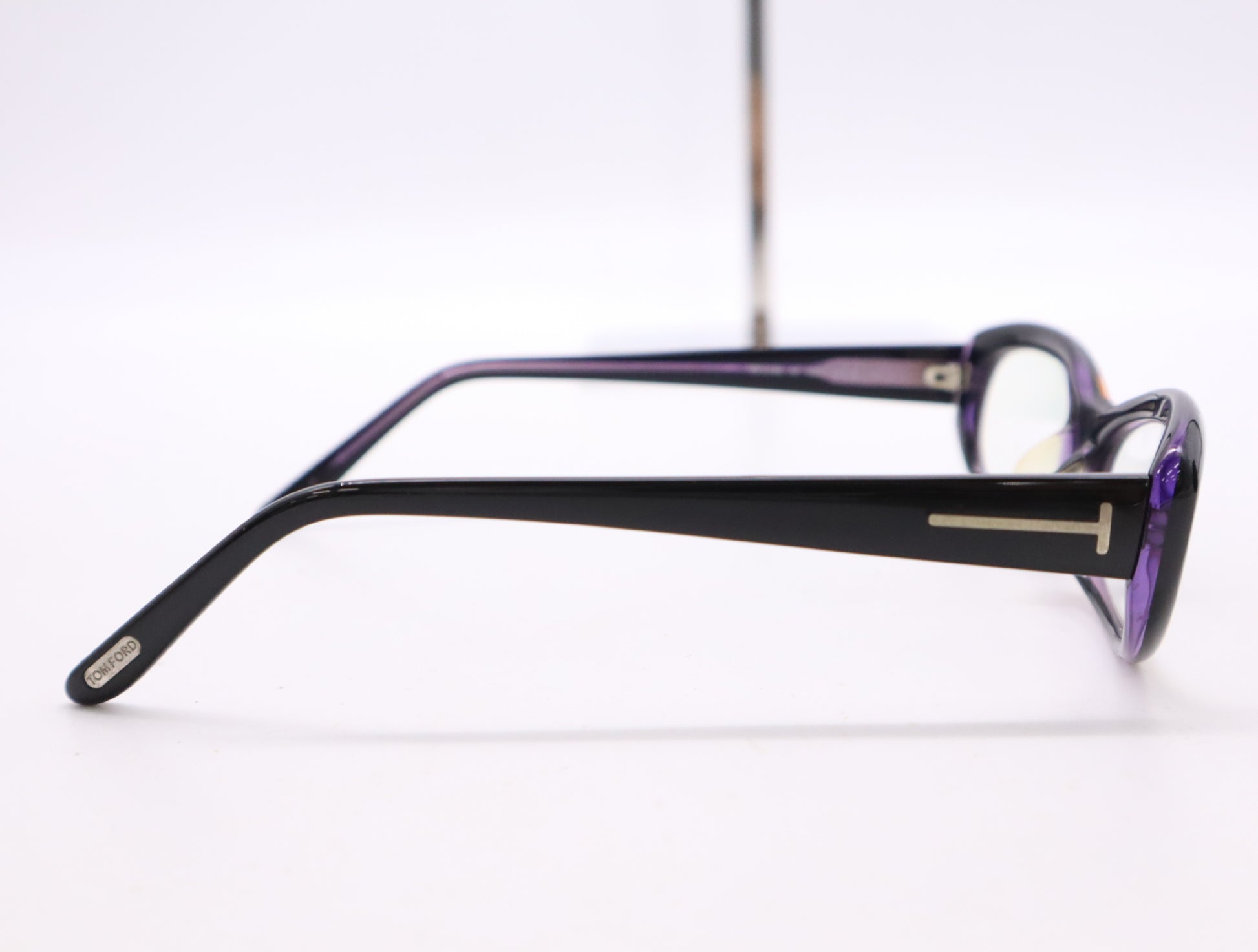  Tom Ford Butterfly Eyeglasses Frames, Purple Demi, Prescription, Box and Case Included. Sunglasses/Eyeglasses