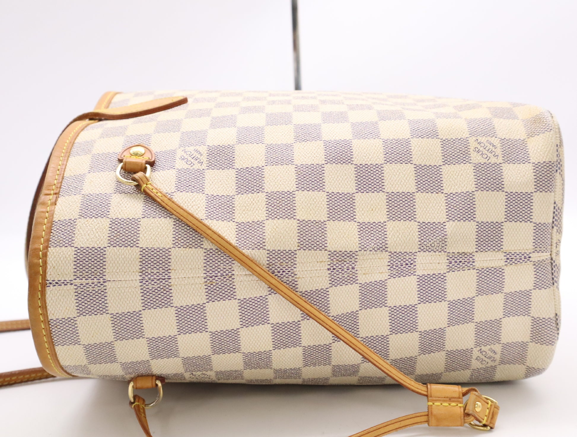 LOUIS VUITTON N51107 Azur Neverfull MM Old Model Tote Bag