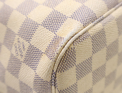 LOUIS VUITTON N51107 Azur Neverfull MM Old Model Tote Bag