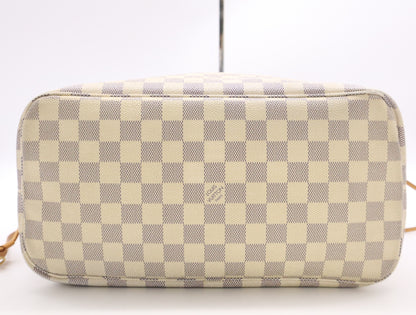 LOUIS VUITTON N51107 Azur Neverfull MM Old Model Tote Bag