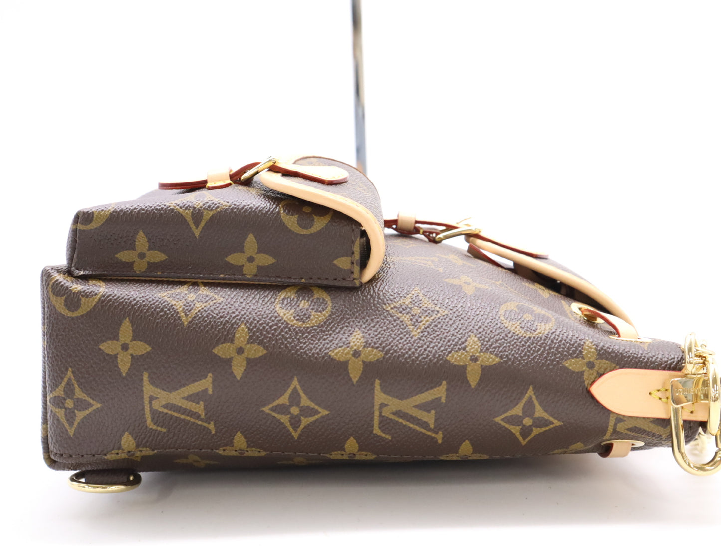 LOUIS VUITTON M46932 Monogram Excursion PM Backpack with RFID Reader, No Serial Tag, Shoulder Strap, Box, and Dust Bag