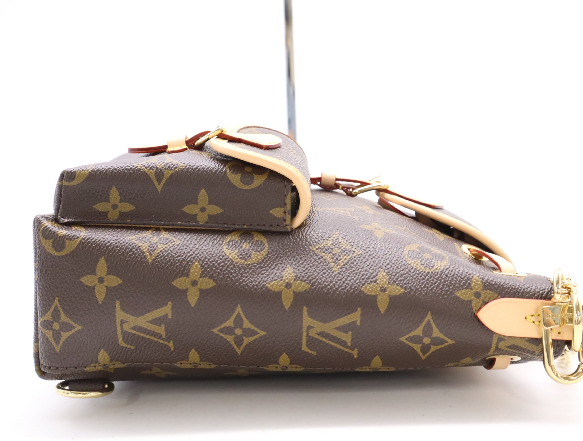 LOUIS VUITTON M46932 Monogram Excursion PM Backpack with RFID Reader, No Serial Tag, Shoulder Strap, Box, and Dust Bag