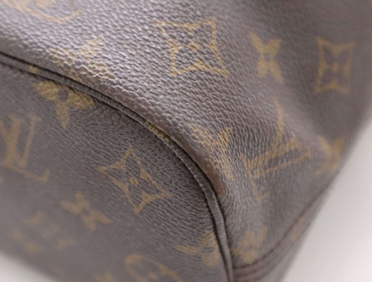 LOUIS VUITTON M40155 Monogram Neverfull PM Old-Style Tote Bag