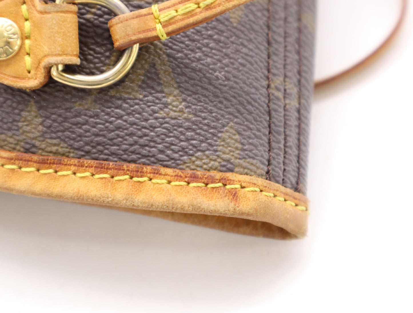 LOUIS VUITTON M40155 Monogram Neverfull PM Old-Style Tote Bag