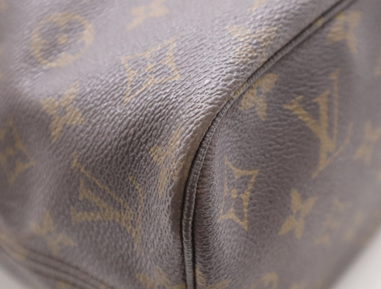 LOUIS VUITTON M40155 Monogram Neverfull PM Old-Style Tote Bag