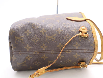 LOUIS VUITTON M40155 Monogram Neverfull PM Old-Style Tote Bag