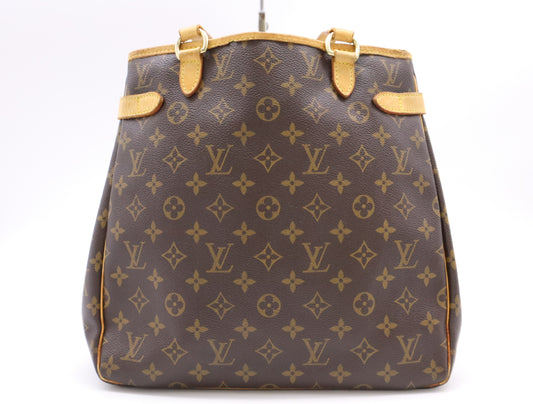 LOUIS VUITTON M51153 Monogram Batignolles Vertical Tote Bag