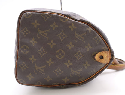 LOUIS VUITTON M41526 Monogram Speedy 30 Handbag with Zipper Pull