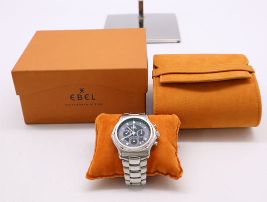 EBEL Modulor Chronograph E9137241 64506185 Automatic Gray Dial Men's Watch