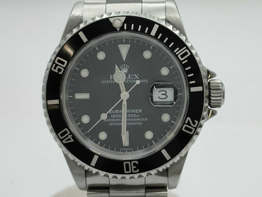 ROLEX Submariner 16610 A498041 Black Dial Men's Watch