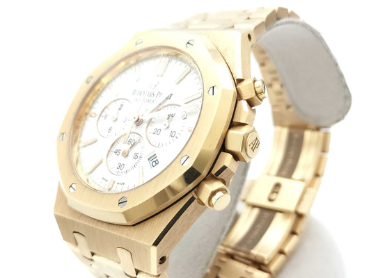 AUDEMARS PIGUET Royal Oak 26320OR.OO.1220OR.02 I22818-1730 Automatic White Dial 18K Gold Men's Watch