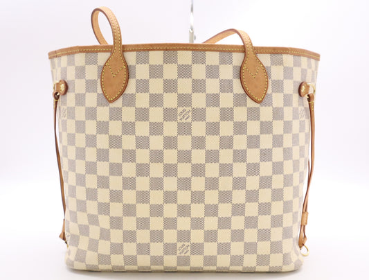 LOUIS VUITTON N51107 Azur Neverfull MM Old Model Tote Bag