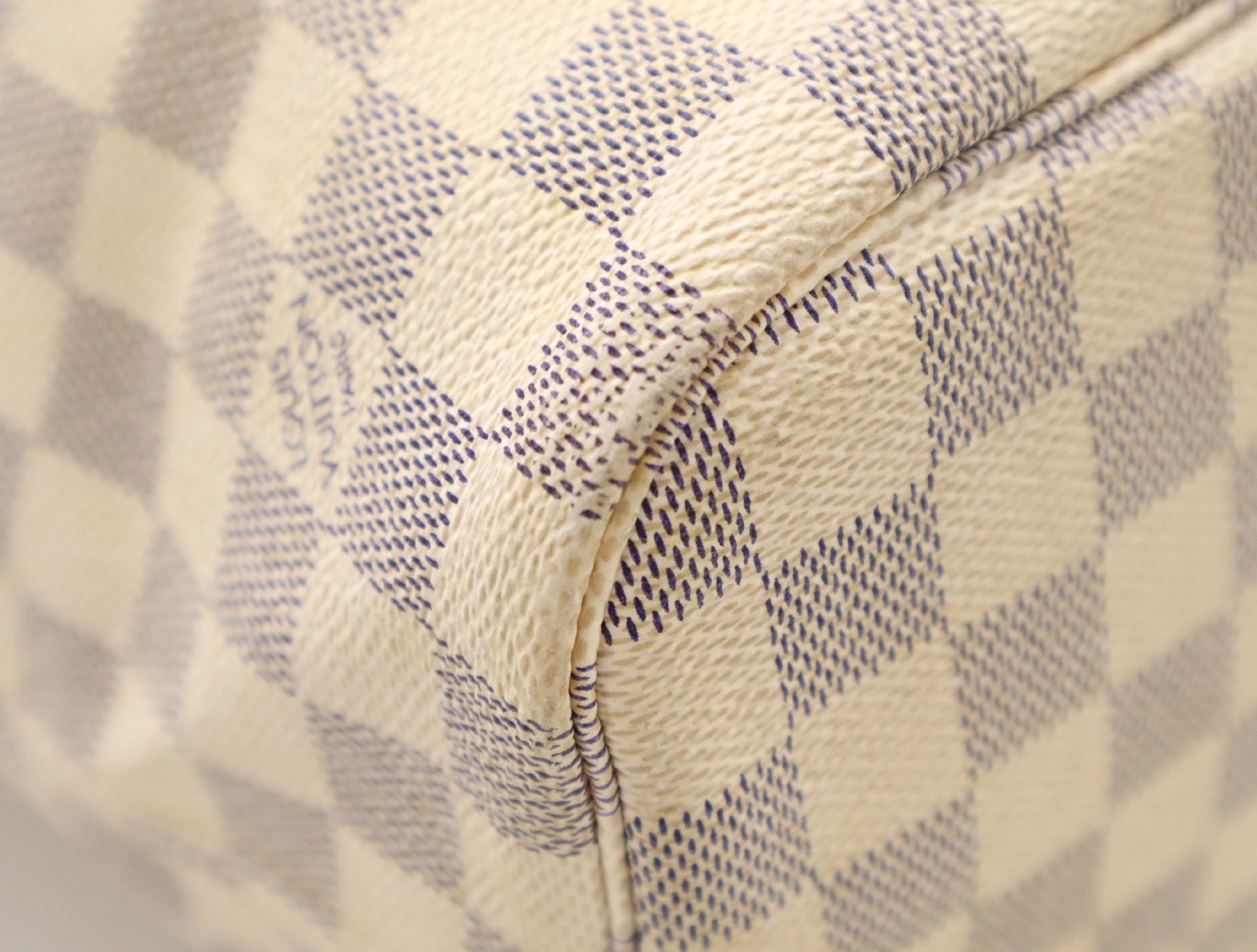LOUIS VUITTON N51107 Azur Neverfull MM Old Model Tote Bag