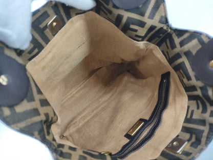 FENDI Zucca pattern zebra Zucca tote bag handbag