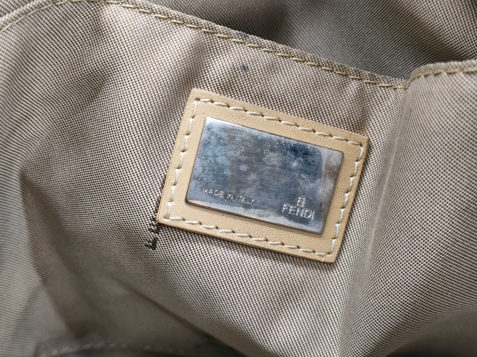 FENDI Zucca Print Zucchino Tote Bag