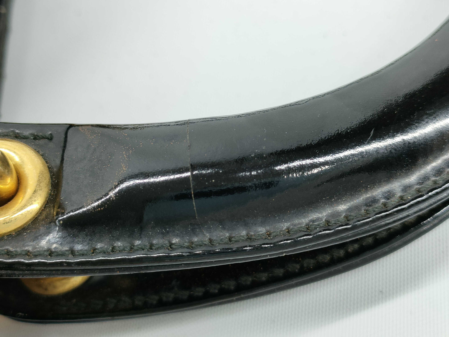 Dior Cannage Patent Leather Handbag