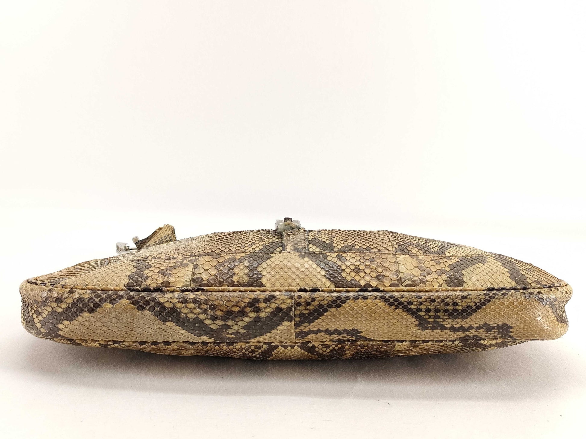 GUCCI Jackie Python Shoulder Bag