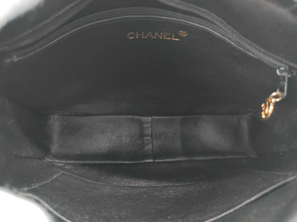 CHANEL satin shoulder bag