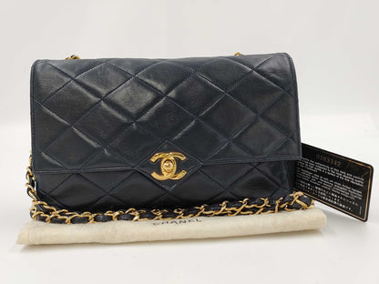 CHANEL Matelasse Diamond Coco Mark Shoulder Bag