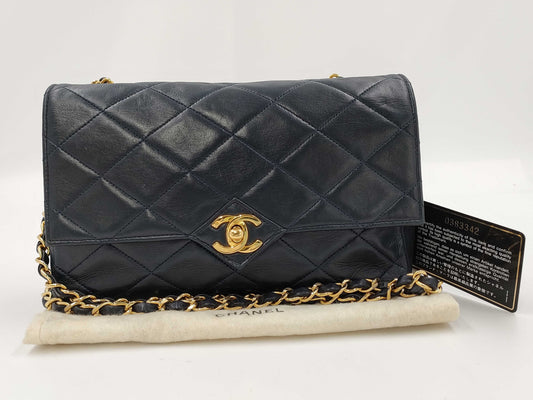CHANEL Matelasse Diamond Coco Mark Shoulder Bag
