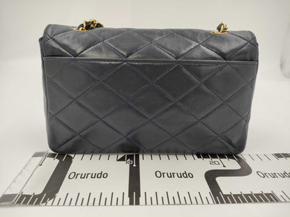 CHANEL Matelasse Diamond Coco Mark Shoulder Bag