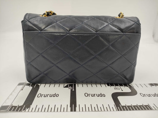 CHANEL Matelasse Diamond Coco Mark Shoulder Bag