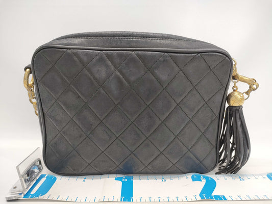 CHANEL Matelasse Chain Fringe Shoulder Bag