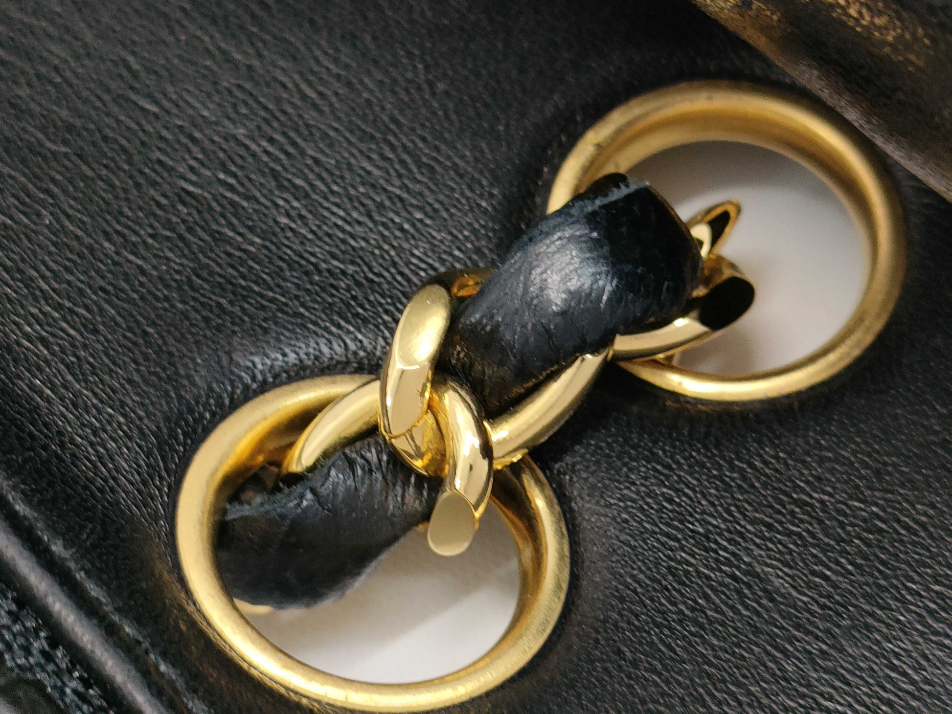 CHANEL Matelasse Coco Mark Turn Lock Double Chain Double Flap Shoulder Bag