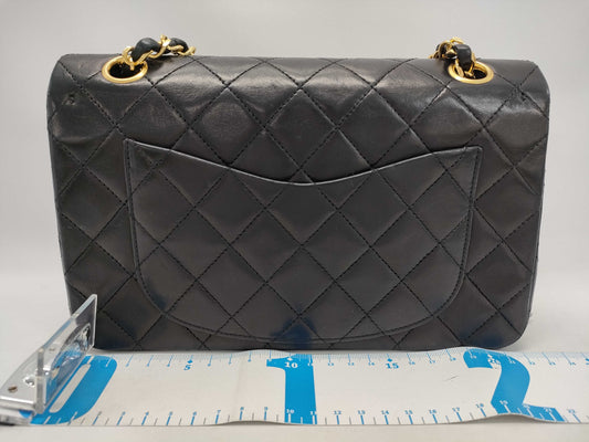 CHANEL Matelasse Coco Mark Turn Lock Double Chain Double Flap Shoulder Bag