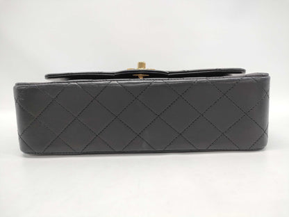 CHANEL Matelasse Coco Mark Turn Lock Double Chain Double Flap Shoulder Bag